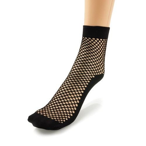 Black Sexy Women Lady Small Fishnet Net Ankle Short Socks Various Princess nEW - Picture 5 of 6