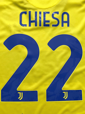 Chiesa Juventus 2021-2022 Shirt Maglia Calcio Football Soccer Camiseta