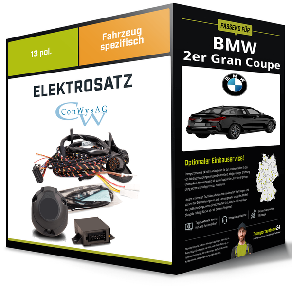 Elektrosatz 13-Pol Spezifisch für BMW 2Er Gran Coupe 11.2019-Jetzt NEU Conwys-image
