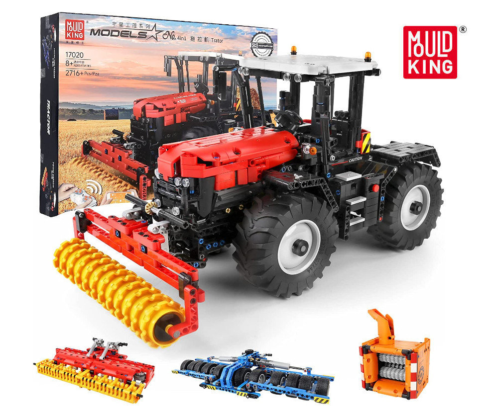 Mould King 17020 Traktor Ferngesteuert -NEU-OVP- Klemmbausteine