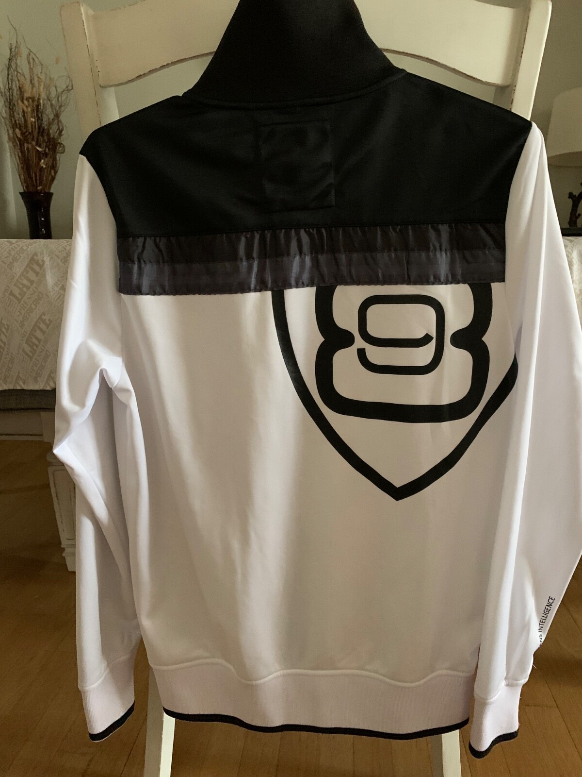Men's Vintage Jack And Jones High Grade Condition Black White Jacket image 2