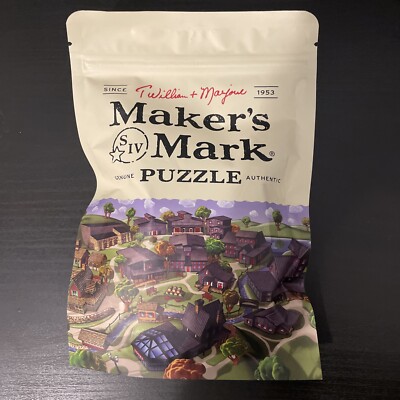 Makers Mark Puzzle - 2021 Ambassadors Christmas Gift - Brand New!