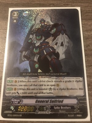 General Seifried Cardfight Vanguard BT02/009EN RR NM