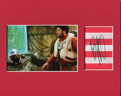 Greg Grunberg Star Wars Snap Wexley Rare Signed Autograph Photo Display