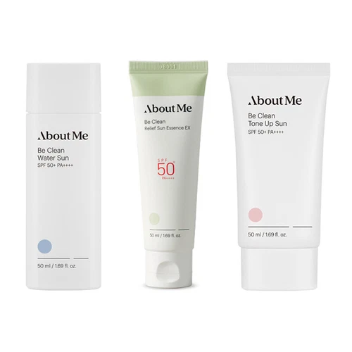 [About Me] Be Clean Sun SPF50+ PA++++ 50ml / 3 Options / Korean Cosmetics