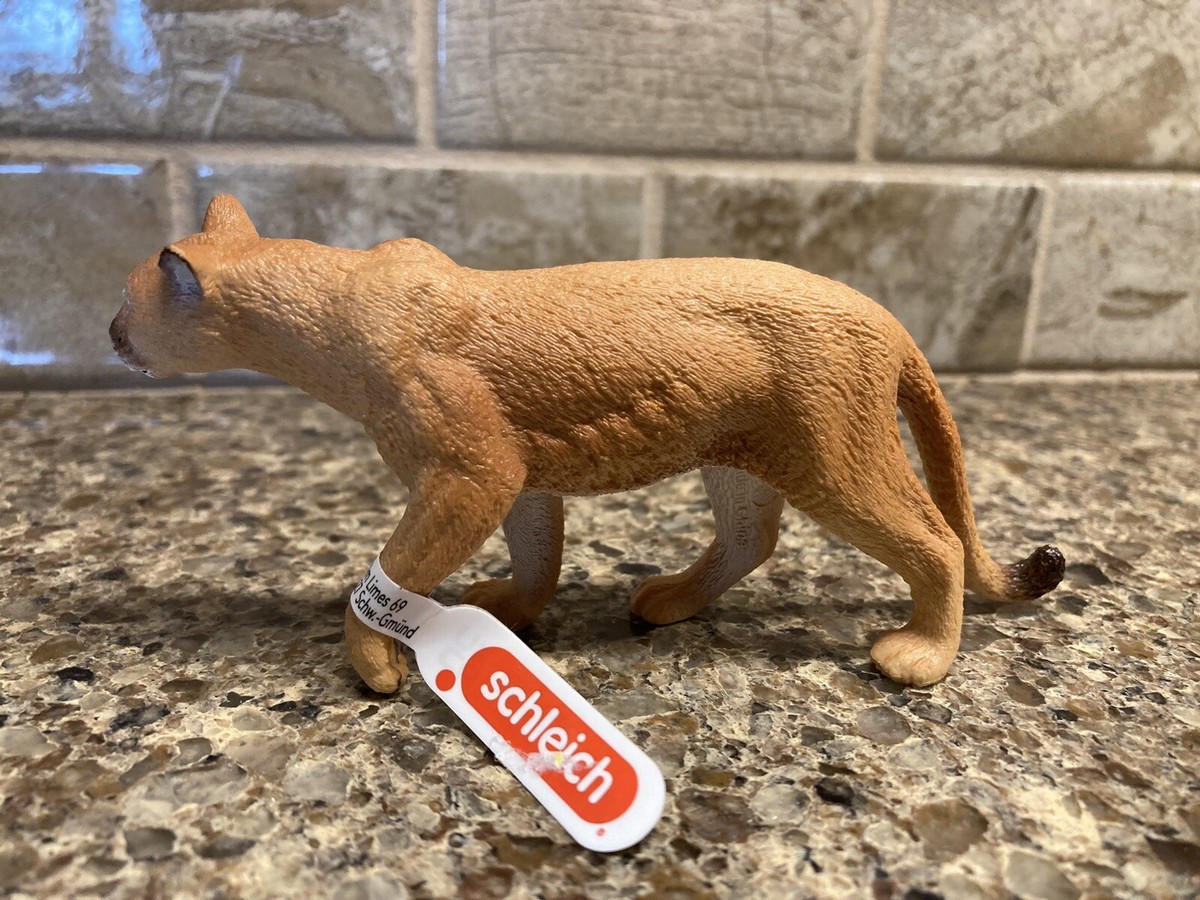 Schleich Cougar Animal Figure Wild Life Big Cat 14853 Toy PVC 5cm