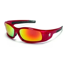 MCR Safety/Crews SR13R Red Frame - Red/Orange Mirror Safety Glasses