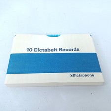 Dictaphone Dictabelt Records Belts Pack of 10 Blue 