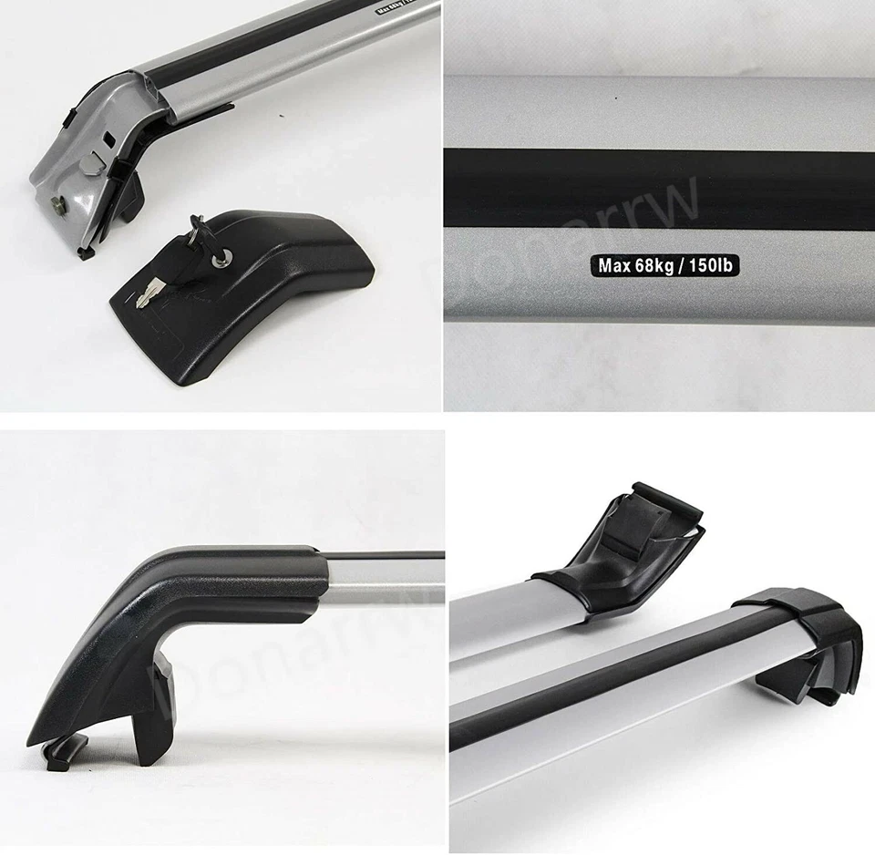 Porta-bagagens 2P para Mitsubishi Outlander 2013-2020 trilho rack de teto barras transversais - Imagem 2 de 4