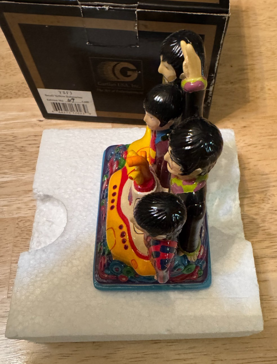 1999 BEATLES GARTLAN YELLOW SUBMARINE PORCELAIN LTD FIGURE LOW