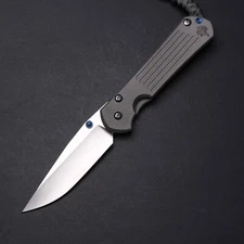 Chris Reeve Knives Large Sebenza PDW SPD - Line Pattern / Drop Point MagnaCut