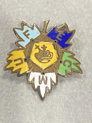 Old Design Vintage FECMU Royal Neighbors of America F.E.C.M.U Pin Rare