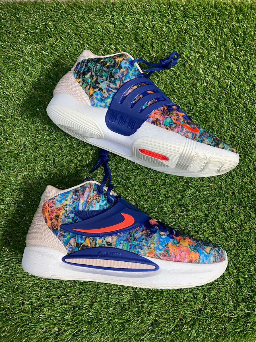 Nike KD 14 Kevin Durant Psychedelic Deep Royal Blue CW3935
