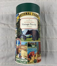 Cavallini Papers Co. National Parks Vintage 1000 Piece Jigsaw Puzzle 22" X 28"