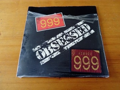 999 Obsessed /Live 3 Track Vinyl 7'' (Cloth Patch/Embossed Sleeve)