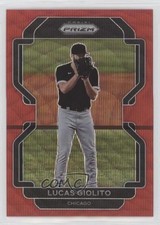 2022 Panini Prizm Red Wave Prizm 27/99 Lucas Giolito #10 15jd
