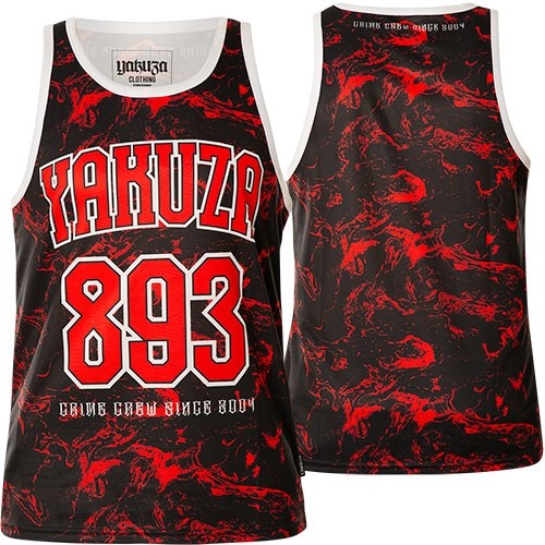 Сетчатая майка YAKUZA Varsity UHB-24065 SchwarzRot Herren 4690₽