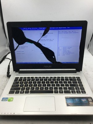 ASUS A56CB SONICMASTER - BOOTS TO BIOS/BAD LCD - INTEL I5 3337U - NO RAM-READ-BB
