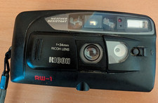 Ricoh RW-1 Black Weather Resistant 35mm Camera Vintage - Untested / For Parts