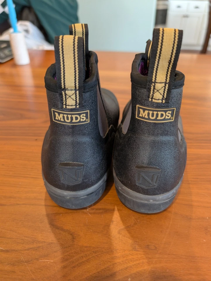 Noble Outfitters MUDS Boots Womens Size 6 Low Cut 6" Waterproof Style66003 Black - Image 4 of 4