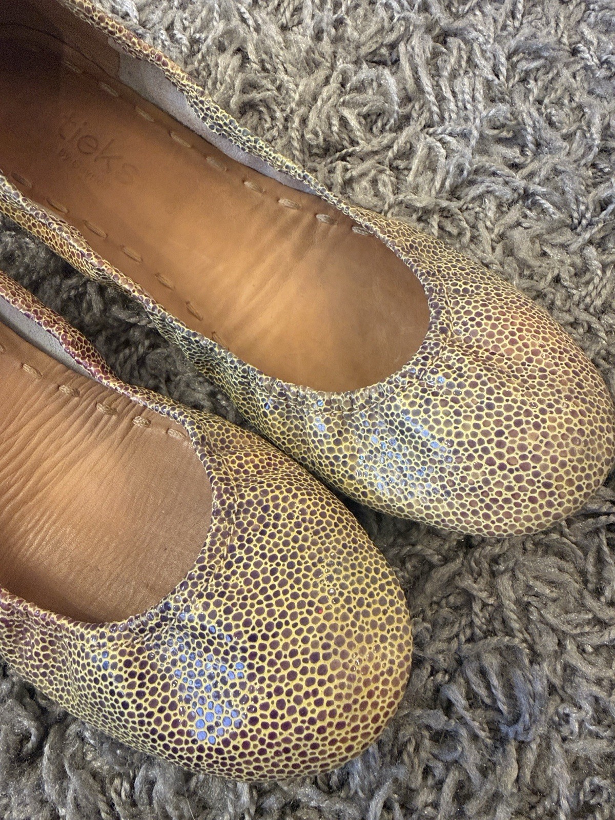 Tieks ToscanI Foldable Leather Ballet Flats Shoes LIMITED EDITION Size 8 image 4