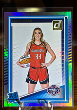 2025 Panini Donruss WNBA - Rated Rookie Lucy Olsen #97 Silver Holo Washington