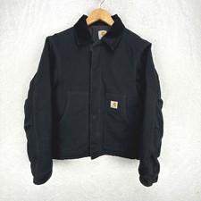 Carhartt Sandstone Jacket Arctic Quilt Lined Mens Small J002 BLK Black