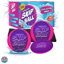 The Ultimate Water Skip Balls, Water Bouncing Ball for Swimming Pool, Beach T...