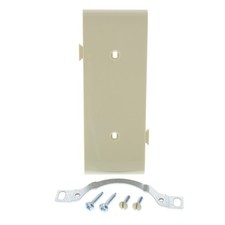 Pass  Seymour PJSC14-I Ivory 1-Gang Blank Sectional Jumbo Wallplate Strap Mount