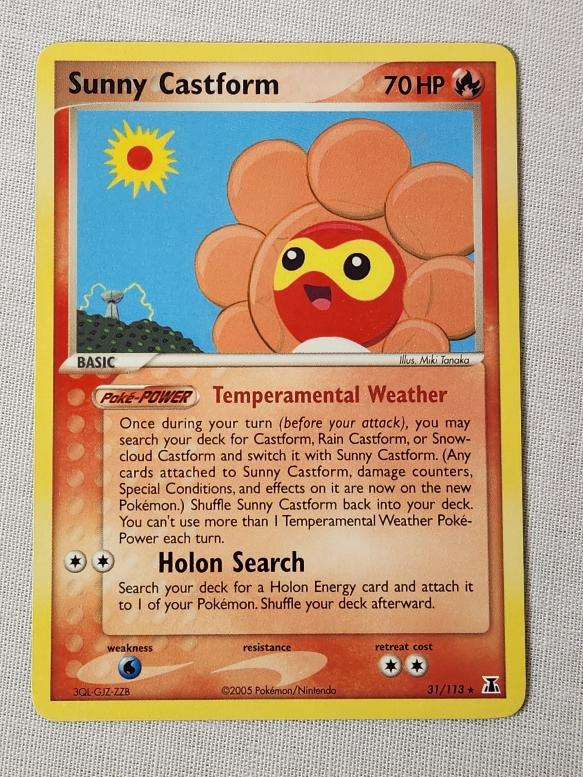 NM Sunny Castform - Non-Holo #31 Delta Species Pokemon TCG