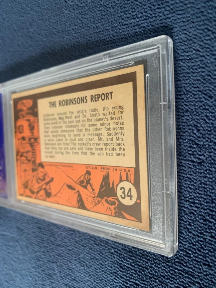 Vintage 1966 Lost In Space #34 The Robinsons Report PSA 6 Ex-Mint - Image 3 of 4