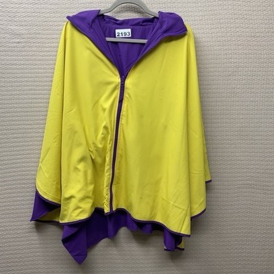 NWOT Rainraps Cape Reversible Hooded Stylish Smart Rain Wrap Women One Size Yell