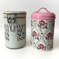 Emma Bridgewater Cath Kidston Coffee Caddy Tin Biscuit Barrel Storage Container