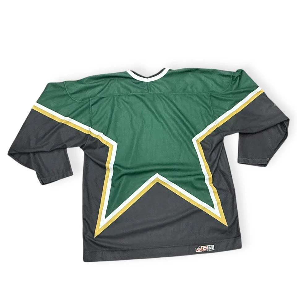 Vintage Dallas Stars Blank Jersey CCM Made In Canada Size Adult Size XL - Image 4 of 4