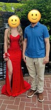 Clarisse, Red Prom Dress, Size 00