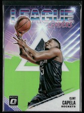 Clint Capela 2018-19 Donruss Optic League Leaders Lime Green #/149 #10