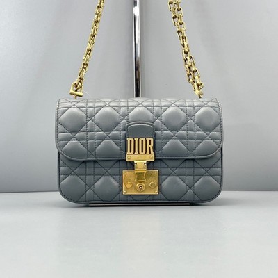 Dior Addict Mist Blue Chain Shoulder Bag