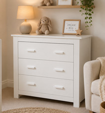 John Lewis Charlotte Dresser White Chest of Drawers