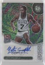 2022-23 Panini Spectra Icons Meta Prizm 1/25 Tiny Archibald Nate Auto HOF 0c3