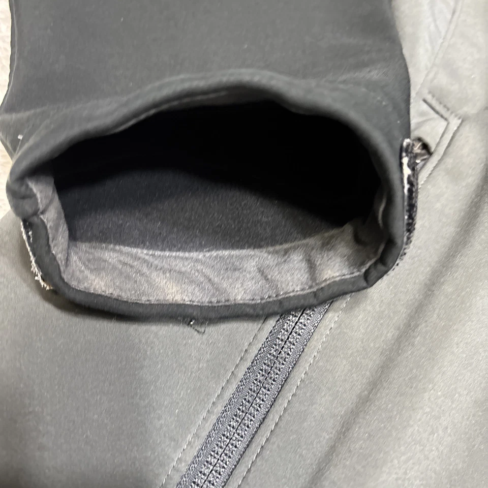 Men’s Grey/Black The North Face Apex Bionic Soft Shell Jacket Coat Size XL READ - Image 2 of 4