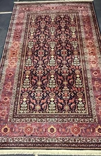 Karastan Williamsburg Carter's Grove #554 Wool rug 5’ 8”x 8’ 11” Navy Excellent