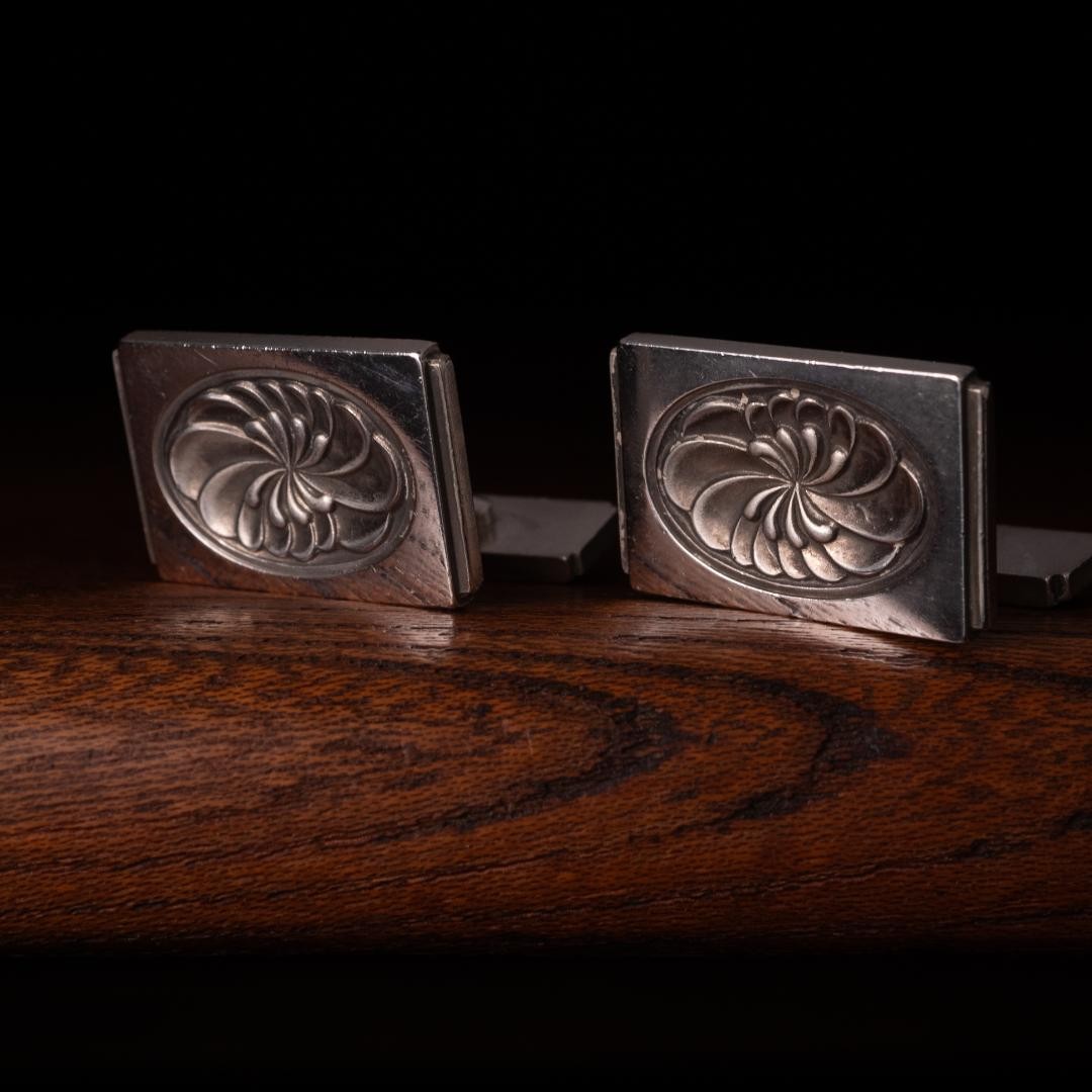 Georg Jensen Cufflinks No case Rectangular Shape … - image 5