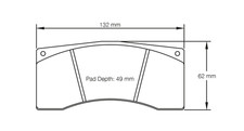 Pagid U-1607 Racing Pads - RST-3 Compound