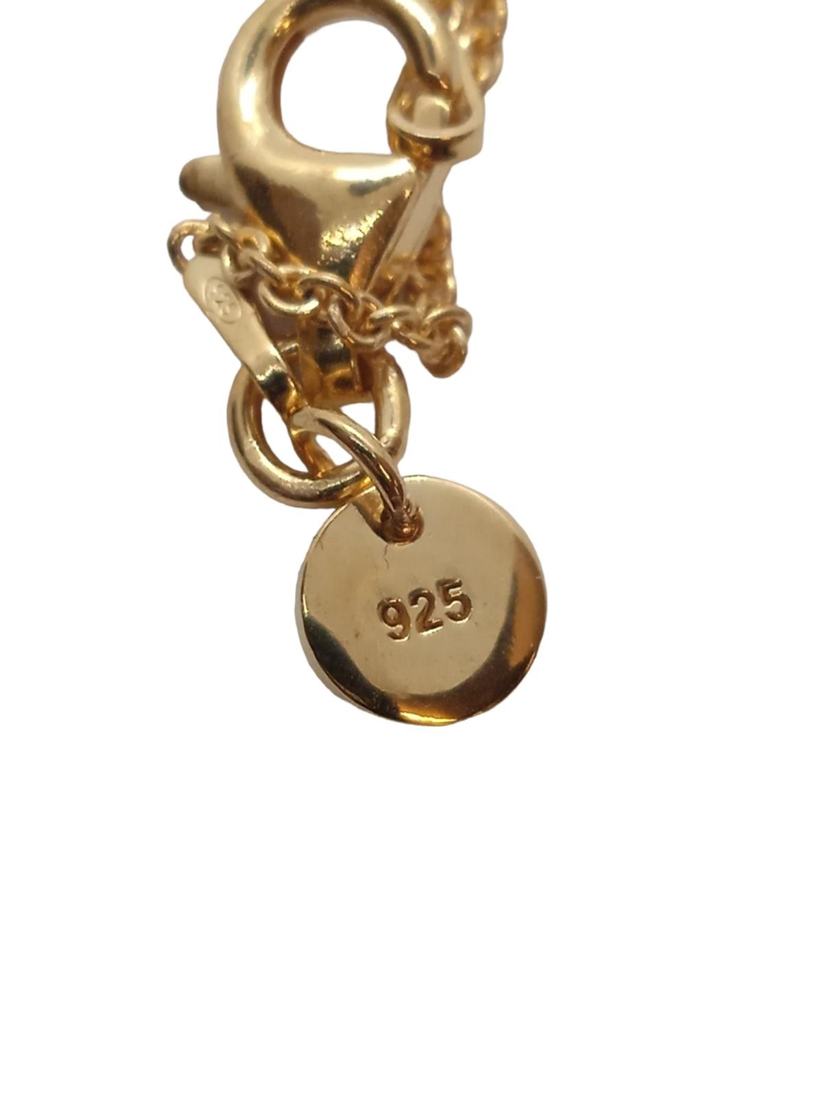 TOM WOOD Cameo Clytia Pendant Necklace Sterling Silver Gold Plated OS NEW RRP430 image 5