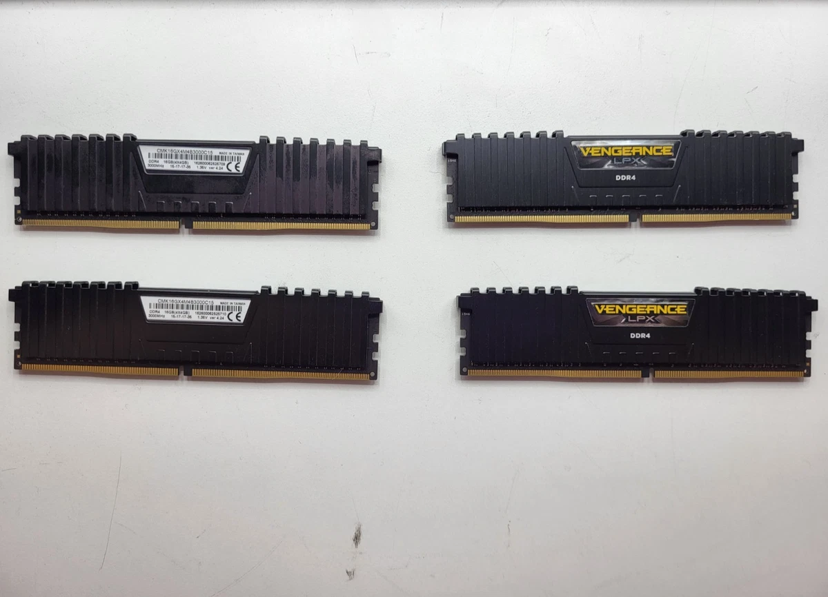 Corsair 16GB DDR4 3000 PC4-24000 PC用メモリ Corsair PC4-24000 (DDR4-3000) Bus Speed Computer RAM 4 GB Capacity