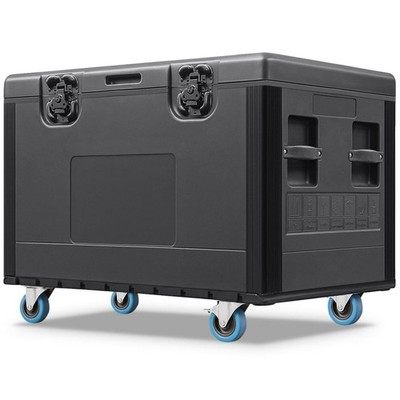 Large ATA Road Case W/ Wheel Stackable Flight Case Waterproof Cable ...