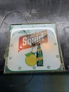 Squirt Soda Lighted Advertising Clock