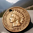1901 Indian Head Cent Actual Coin Shown - 35