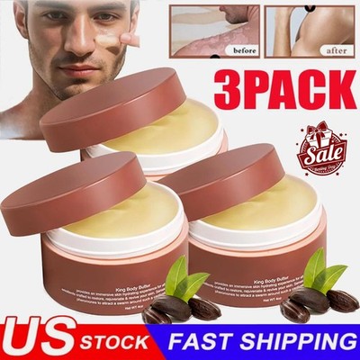 3X Crowned Skin Body Butter for Men,Crowned Organic Cologne King Body Butter NEW