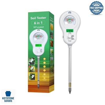 6-in-1 Soil & Environment Tester for Garden & Indoor Plants